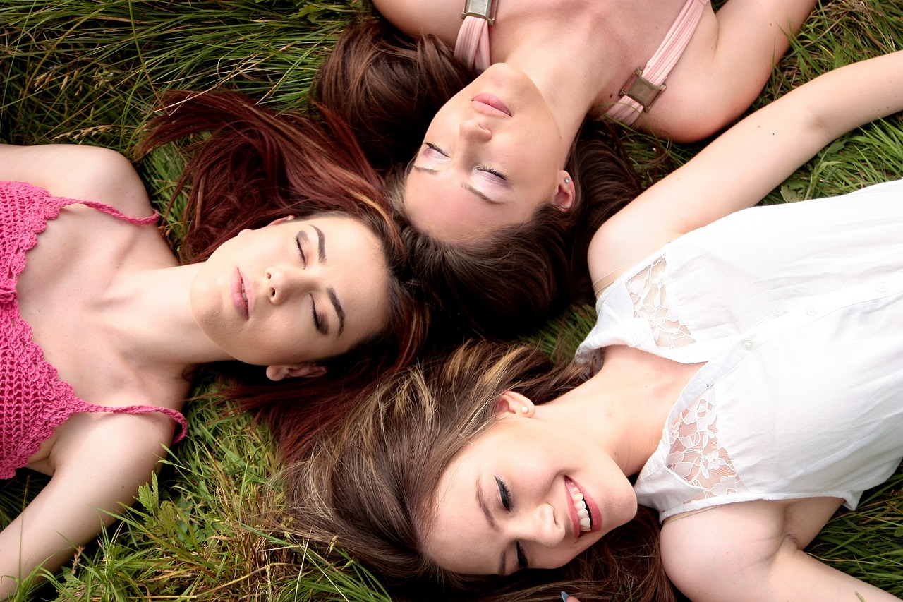 women, friends, meadow, lying, girls, buddy, best friends, friendship, beauty, group, happiness, outdoors, nature, women, women, women, women, women, friends, friends, friends, friendship